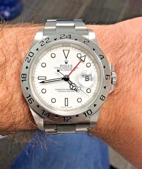 rolex explorer 2 bracelet|Rolex explorer 2 white face.